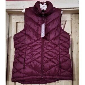 NWT ZeroXposur Womens Puffer Vest L Quilted Lightweight Insulated PACKABLE $70 N